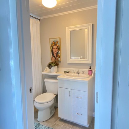 Nantucket town Nantucket vacation rental - Downstairs full bath with bathtub
