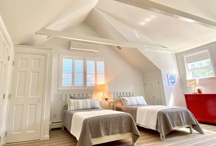 Nantucket town Nantucket vacation rental - Upstairs bedroom with twin bed that can made together as a king