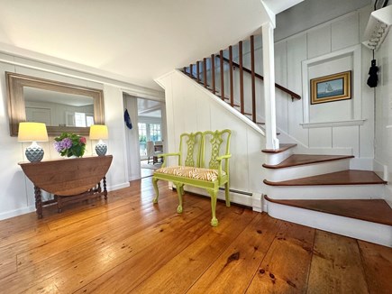 Nantucket town Nantucket vacation rental - Entryway open to living room, kitchen, dining room.