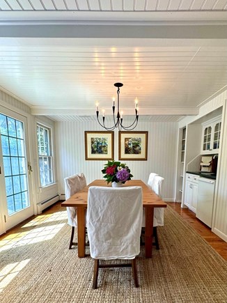 Nantucket town Nantucket vacation rental - Dining room and wet bar.