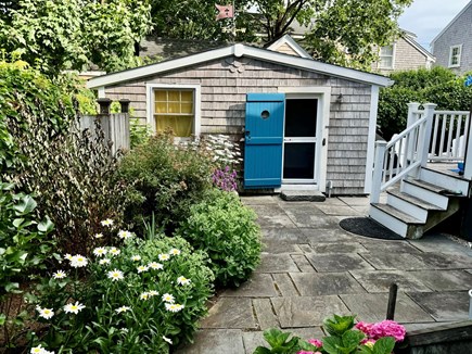 Nantucket town Nantucket vacation rental - Tiny cottage, queen bed and beach supply storage.