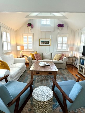 Nantucket town Nantucket vacation rental - Living room with TV.