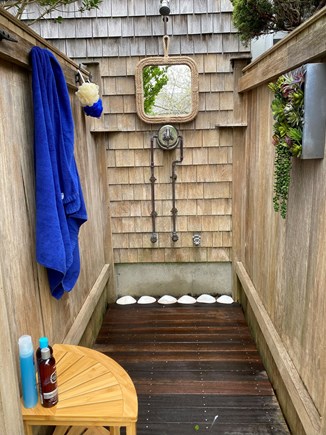 Mid-island, Miacomet Nantucket vacation rental - Enjoy a tranquil moment after the beach in the outdoor shower