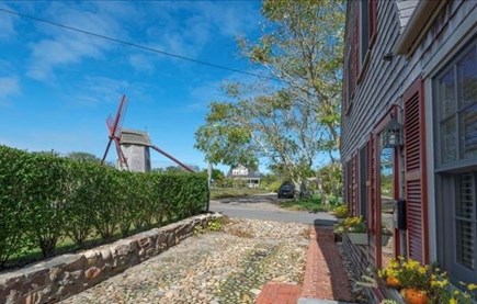 Nantucket town Nantucket vacation rental - Side of house, driveway and view of the old historic mill
