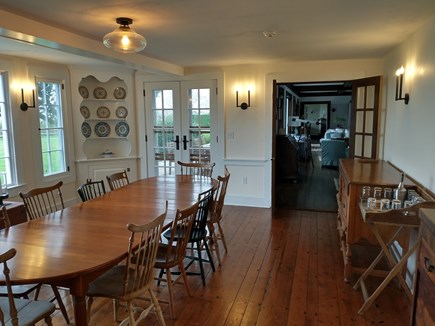 Siasconset, Nantucket Nantucket vacation rental - Dining room facing the bluff w/ french doors out to deck