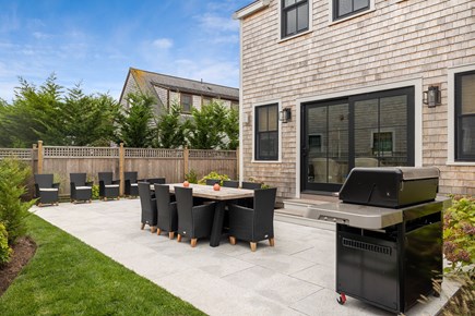 Cisco - Miacomet Nantucket vacation rental - Large outdoor patio space for outdoor dining.