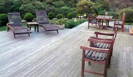 Surfside Nantucket vacation rental - Enjoy a summer meal, a summer cocktail in this expansive deck.