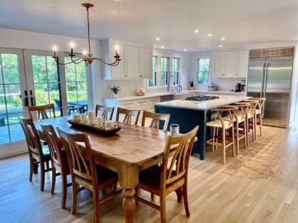 Cisco - Miacomet Nantucket vacation rental - Dining and kitchen with high end appliances