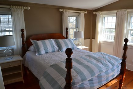 Siasconset, Sconset Nantucket vacation rental - Master BR with queen bed on 2nd floor with ensuite bath