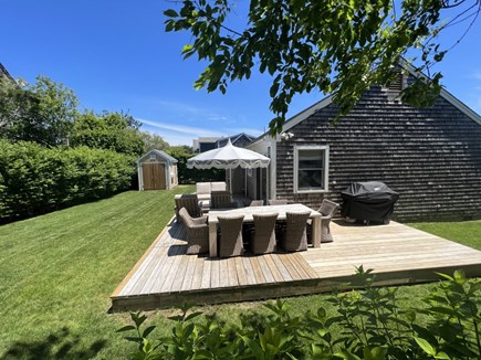 Surfside Nantucket vacation rental - Outdoor Dining for 8, Lounging for 4, and a new Outdoor Shower