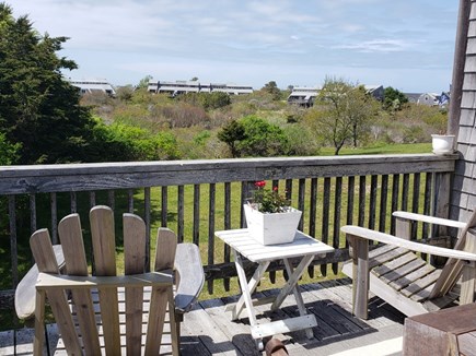 Madaket Nantucket vacation rental - Deck over looking White Goose Pond
