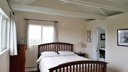 Madaket Nantucket vacation rental - Master Queen bedroom 3rd level, private bathroom and daybed