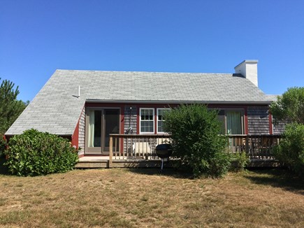 Madaket Nantucket vacation rental - Back of the house