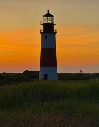 Siasconset Nantucket vacation rental - Beautiful Sankaty Lighthouse Sunsets