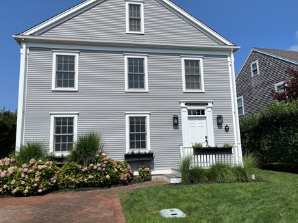 Mid-island, Naushop Nantucket vacation rental - Parking for 2 cars and welcoming front entrance
