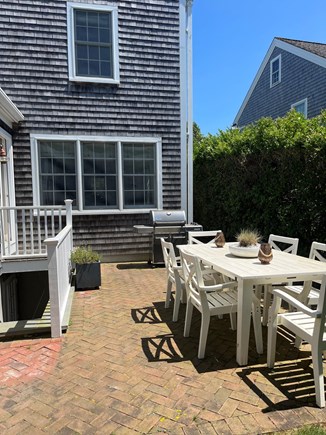 Mid-island, Naushop Nantucket vacation rental - Lovely outdoor patio with gas grill