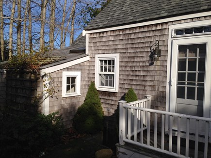 Monomoy, Middle Moors Nantucket vacation rental - Rear entry with small deck