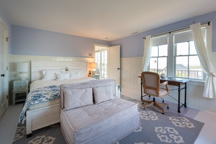 Madaket Nantucket vacation rental - 2nd floor en suite master with water view and a flat-screen TV