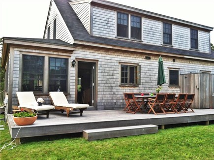 Surfside Nantucket vacation rental - 74 Hooper Farm Rd (Back of House)  2 houses have adjoining yards
