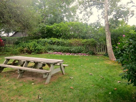 Nantucket town Nantucket vacation rental - Green Backyard (fenced in)