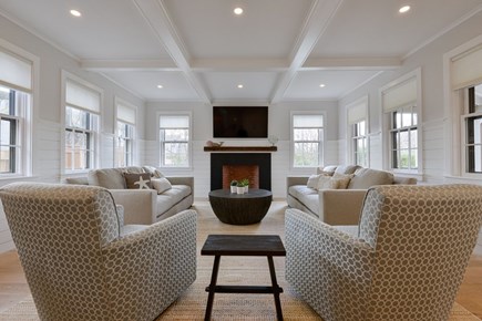 Nantucket town Nantucket vacation rental - Large open concept first floor with fireplace