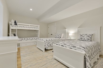 Nantucket town Nantucket vacation rental - Bunk room with additional beds en suite