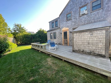 Brant Point Nantucket vacation rental - Back deck (outdoor shower not shown)