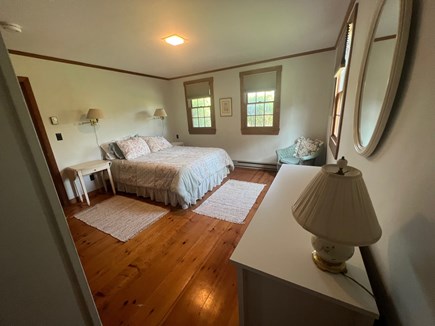 Brant Point Nantucket vacation rental - Downstairs primary bedroom with queen bed and ensuite bathroom