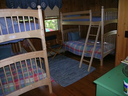 Brant Point Nantucket vacation rental - Downstairs bedroom with two sets of bunk beds