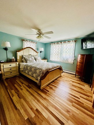 Surfside Nantucket vacation rental - First Floor Master Bedroom w/Sony TV