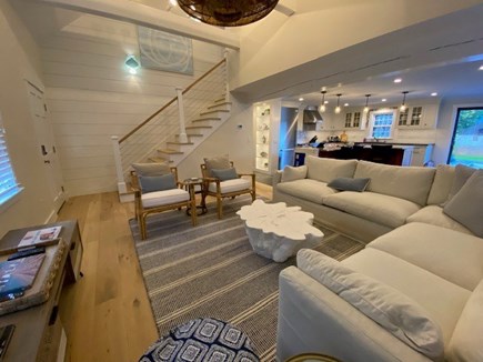 Surfside, Miacomet Nantucket vacation rental - Living room with kitchen