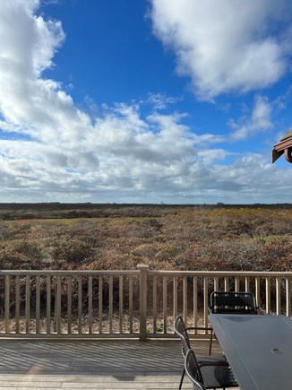 Tom Nevers Nantucket vacation rental - View from the 2nd story deck.
