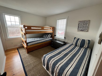 Tom Nevers Nantucket vacation rental - Bunk room with 3 twin beds & walk-in closet.