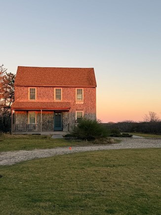 Tom Nevers Nantucket vacation rental - Beautiful golden hour from the front porch.