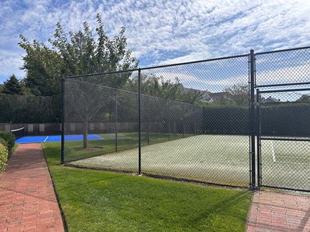 Mid-island, Naushop Nantucket vacation rental - Two tennis courts and pickle ball