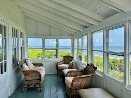 Quidnet Nantucket vacation rental - Relax on yor private porch with a nice cup of coffee.
