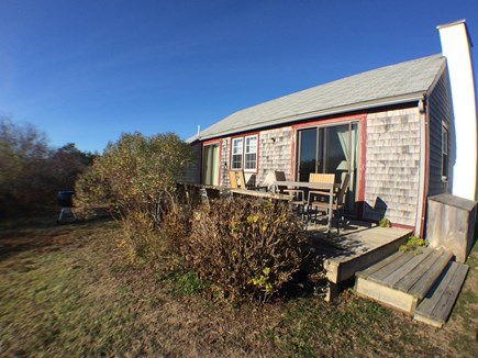 Madaket Nantucket vacation rental - Back deck