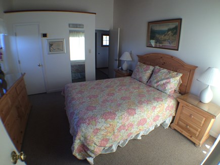 Madaket Nantucket vacation rental - Master bedroom with slider to deck and en suit bathroom