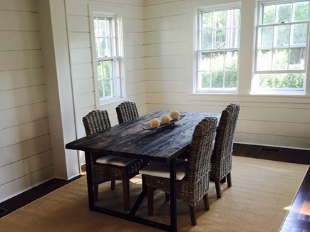 Nantucket town Nantucket vacation rental - Dining Room Table<br/>Has 6 Chairs (Not 4)