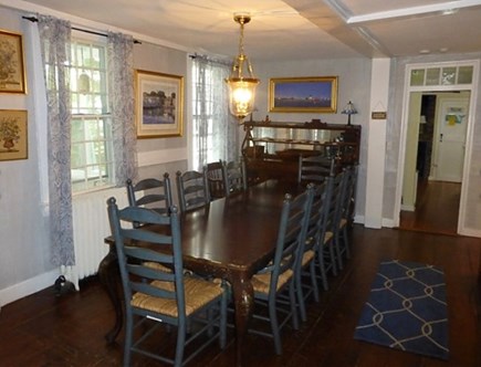 Nantucket town, Hapenny House Nantucket vacation rental - Dining Area | Table seats 10