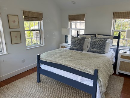 Nantucket town, Nantucket Nantucket vacation rental - Private ensuite queen bedroom with high ceiling and many windows.