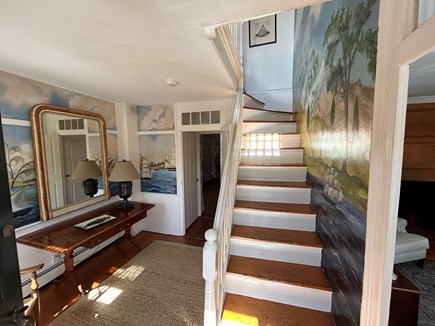 Nantucket town, Nantucket Nantucket vacation rental - Welcoming foyer with custom mural.