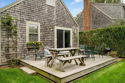 Siasconset Center Nantucket vacation rental - The deck