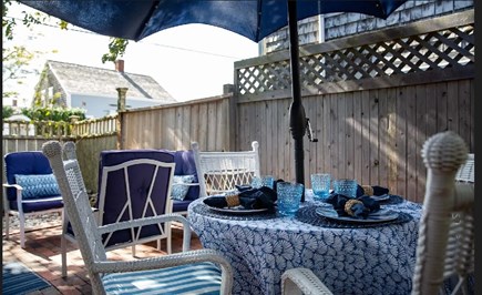 Nantucket town Nantucket vacation rental - Outdoor Patio cozy & private