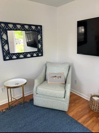 Nantucket town Nantucket vacation rental - Living Room, Sofa, Loveseat, Cozy swivel chair & Flatscreen TV