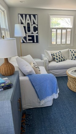 Nantucket town Nantucket vacation rental - Living Room Entering from Front Door
