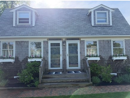 Nantucket town Nantucket vacation rental - Front of Townhome (Left Side)