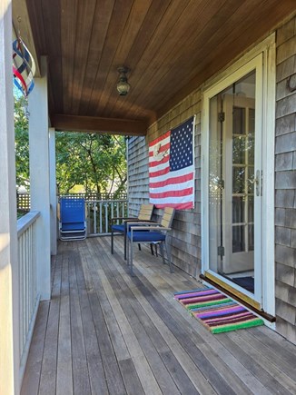 Mid-island, Nantucket Nantucket vacation rental - Back deck.