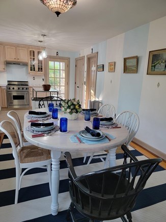 Mid-island, Nantucket Nantucket vacation rental - Dining area and kitchen