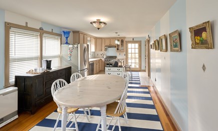 Mid-island, Nantucket Nantucket vacation rental - Open plan dining area and kitchen - on first floor.